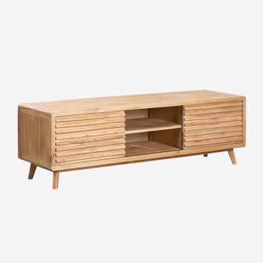 Meuble Tv En Bois Deleyna ↔︎ 160 Cm - Sklum