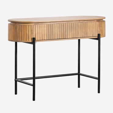 Console En Bois De Mangue Analis Bois Naturel - Sklum