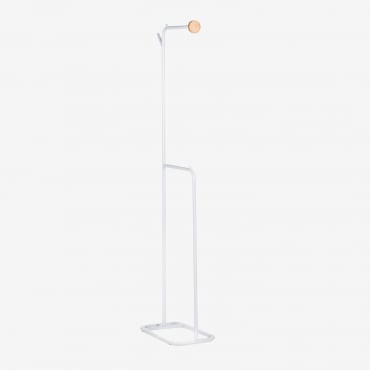 Portemanteau Sur Pied Einar Blanc - Sklum