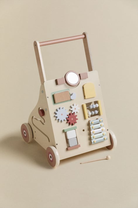 Jouet Sensoriel En Bois Pour Enfants 18 Mois-3 Ans - Planche à Fermetures éclair, Motricité Fine, Apprentissage Précoce - 5