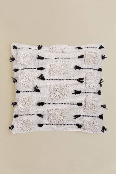 Coussin carré 45x45 cm en coton Feyre