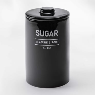 Sucrier En Céramique Yorts Noir - Sklum