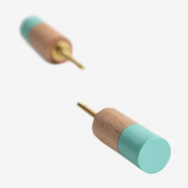 Set De 2 Poignées Mitzuo Kids Bleu Capri - Sklum