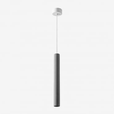 Suspension Led En Ciment Amewa Gris Anthracite - Sklum