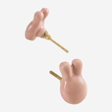 Pack De 2 Poignées En Céramique Yorda Kids Lily Rose - Sklum