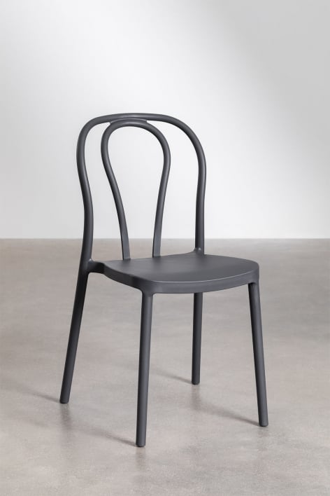 Pack de 2 chaises de jardin empilables en polypropylène Mizzi