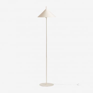 Lampadaire En Métal Aziel Tapioca Beige - Sklum