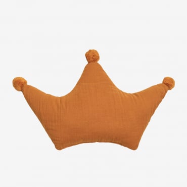 Coussin En Coton Pour Enfants Margate Orange Abricot - Sklum