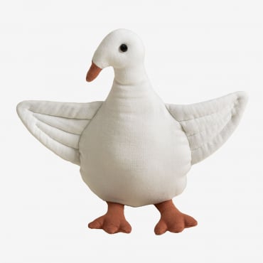 Coussin En Coton Pour Enfants Punwei Blanc - Sklum