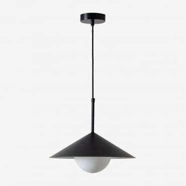 Plafonnier En Fer Bagioli Noir - Sklum