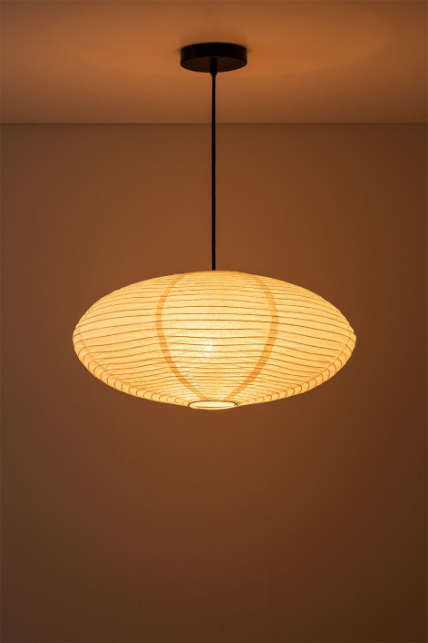 Lampe suspendue en papier de riz Gogian