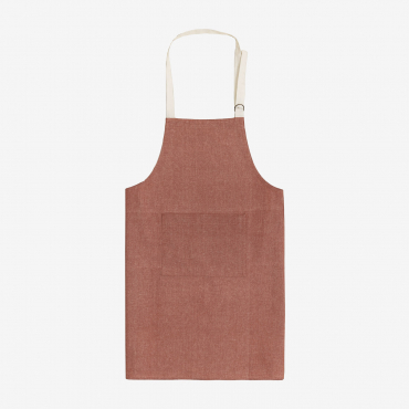 Tablier En Coton Dasiel Terracota - Sklum