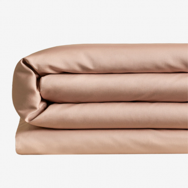 Housse De Couette En Satin 300 Fils Sampras Orange Npisette & Lit 150/160cm (240 X 220 Cm) - Sklum