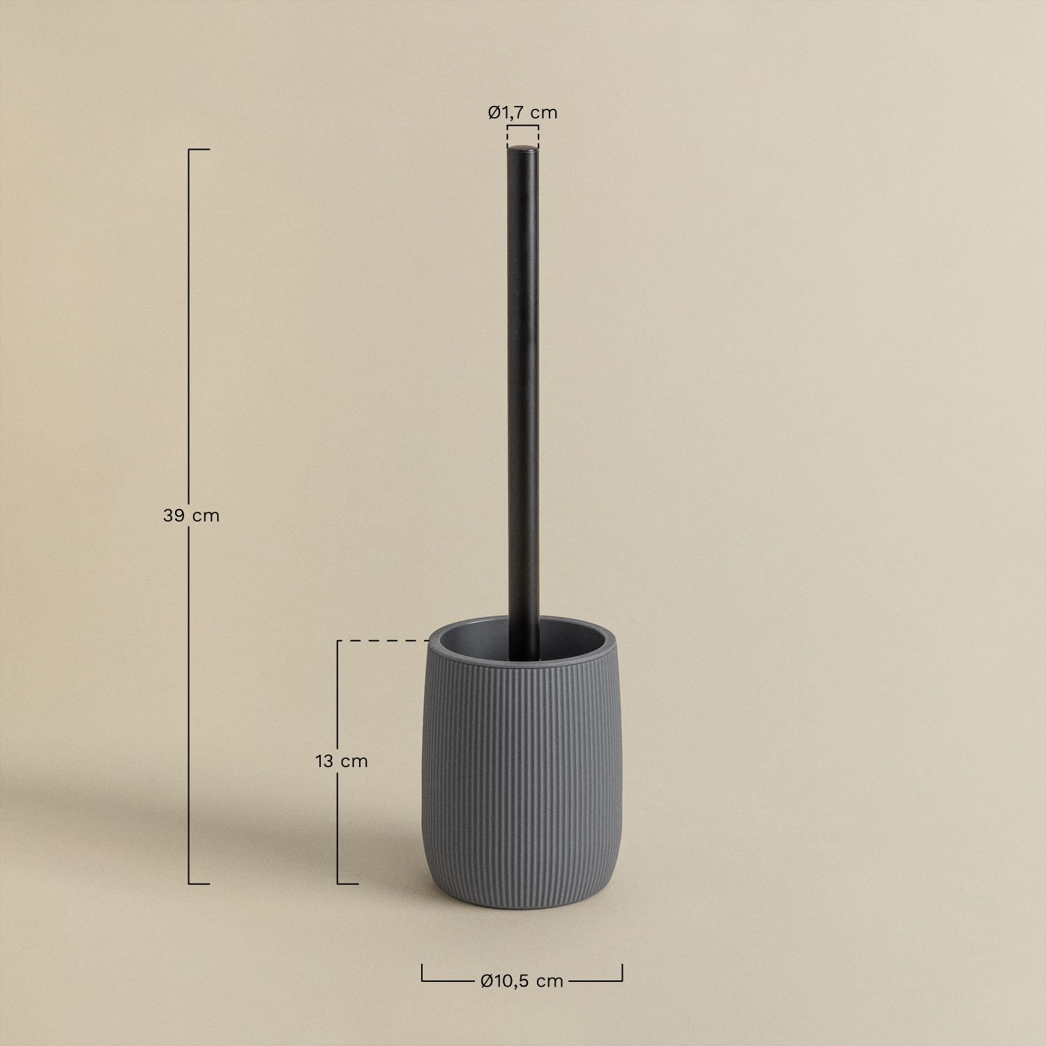 Brosse WC Preston, mesures