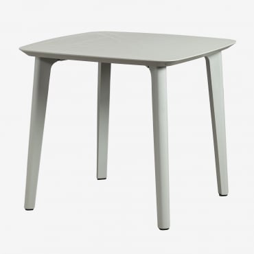 Table De Jardin Carrée 85x85 Cm Scand Vert Kaki - Sklum