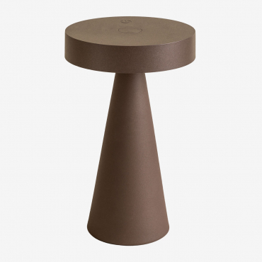 Lampe De Table Led Sans Fil Catinca Marron Café - Sklum