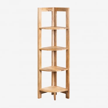 Etagère D'angle En Manguier Pattell Bois De Mangue - Sklum