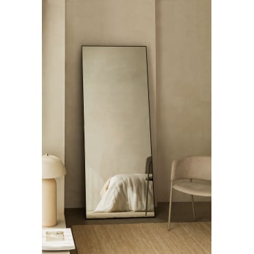Miroir sur pied en aluminium (80x200 cm) Zastron