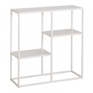 Etagère En Acier Thura Blanc Gardenia - Sklum