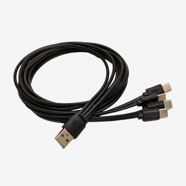 Câble Usb Multi Carga 4 En 1 Type C 1m Nurbek Noir - Sklum