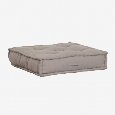 Coussin De Canapé Modulable En Coton Dhel Gris Taupe Clair - Sklum