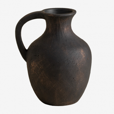 Vase En Céramique Naraine Noir - Sklum