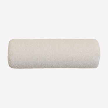 Coussin En Rouleau Borreguito (58x18 Cm) Borjan Chenille Blanc - Sklum