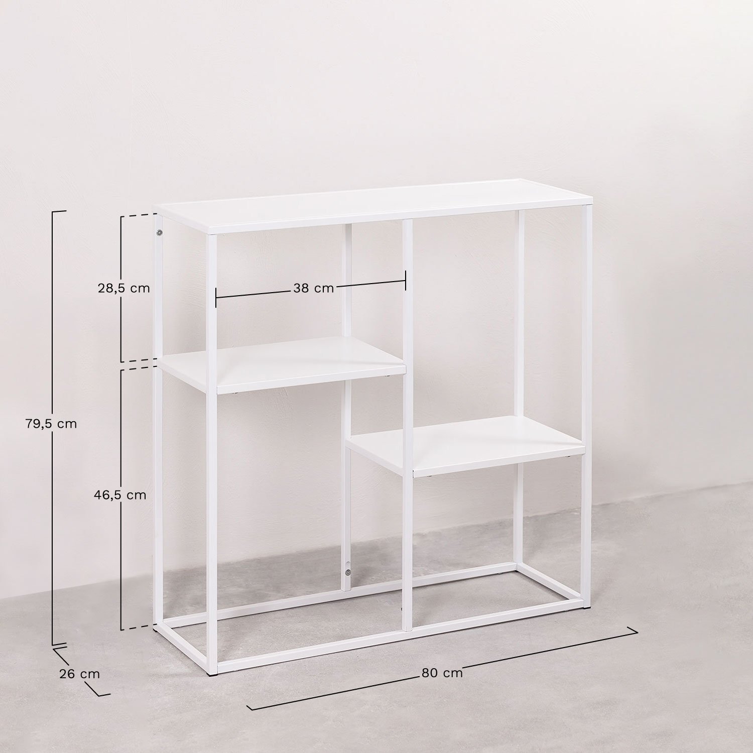 Etagère en acier Thura       , mesures