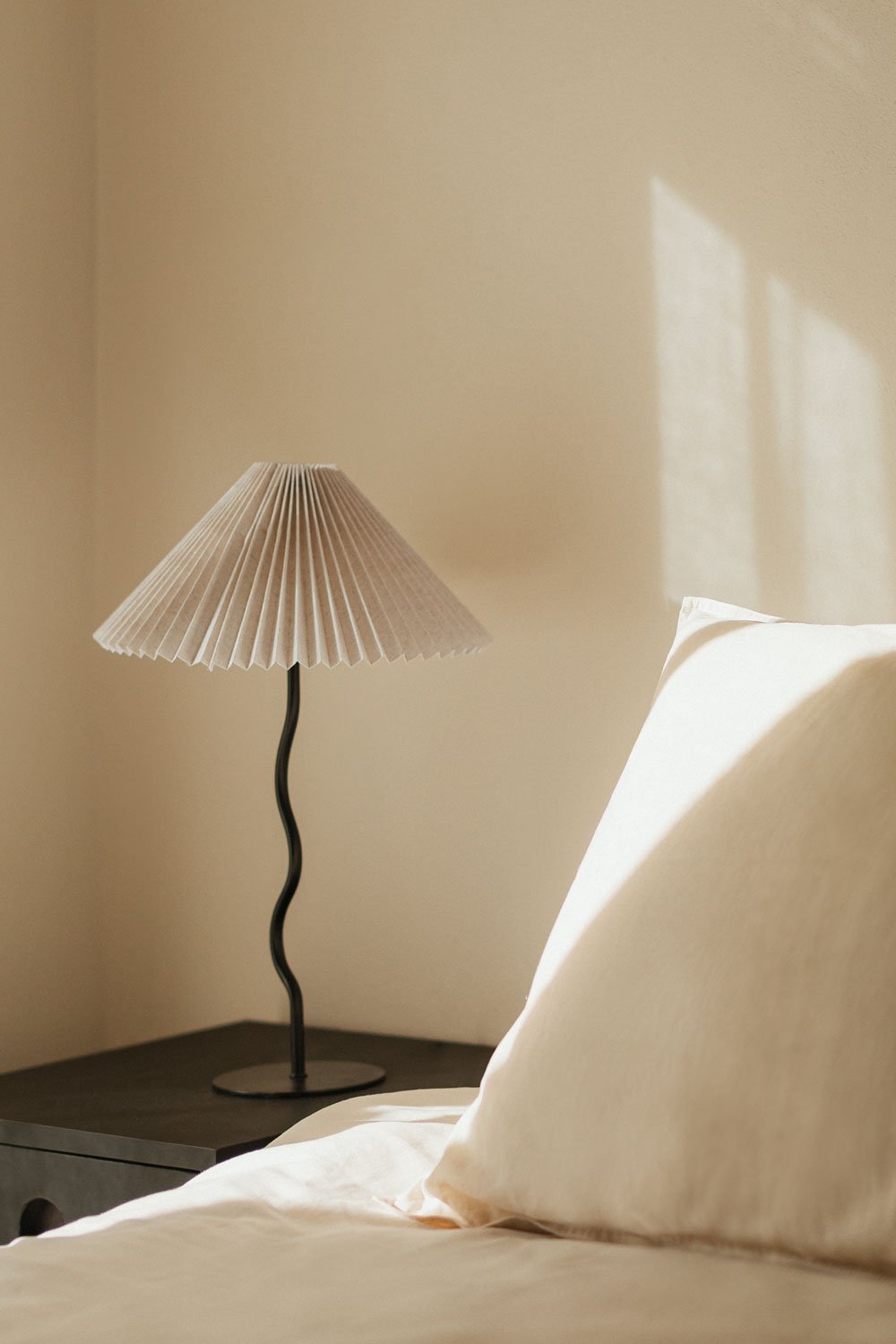 Lampe de table en fer Siliema