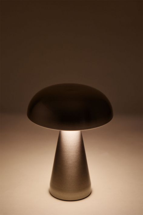 Lampe de table 20 cm LED sans fil en fer Galina