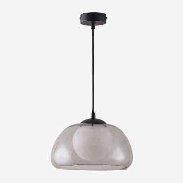 Plafonnier En Cristal Erling Noir - Sklum