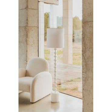 Lampadaire en lin Alieta