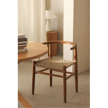 Chaise de salle à manger en bois uish Vintage