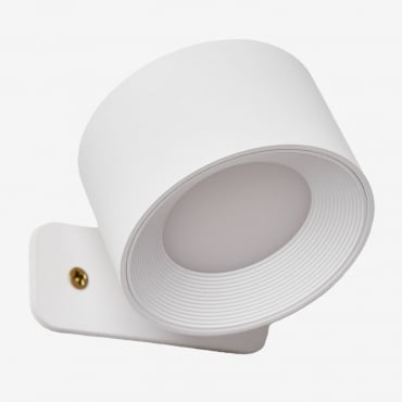 Applique Murale Led Orientable Avec Batterie Rechargeable Namari Kids Blanc - Sklum