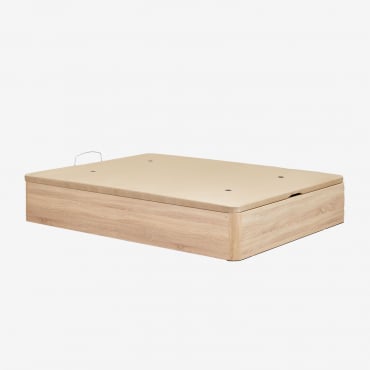 Canapé Pliant En Bois Uferyn Bois Naturel & 160 X 200 Cm - Sklum