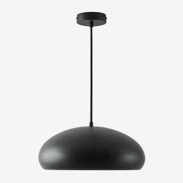 Lampe De Plafond En Métal Hilma Noir - Sklum