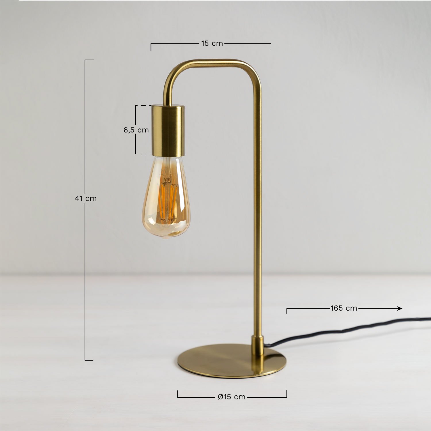 Lampe Sarlot, mesures