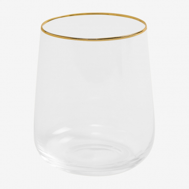 Pack De 4 Verres En Verre Olaya De 45 Cl Transparent - Sklum