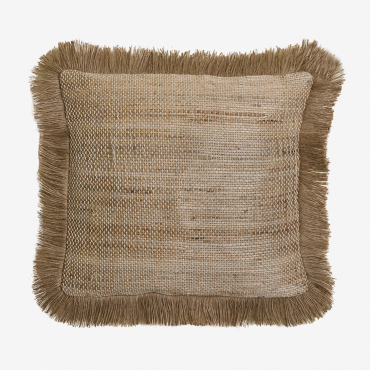 Coussin Carré En Jute (40x40 Cm) Freitas Naturel - Sklum