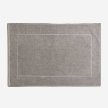 Tapis De Bain 50x80 Cm En Coton Selyra Gris Vison - Sklum