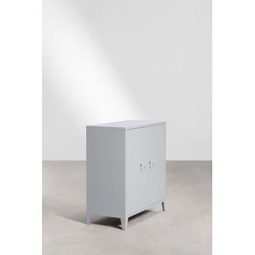 Buffet casier 2 portes en acier Pohpli