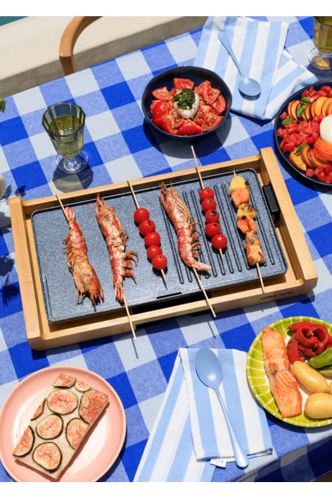 CREATE - STONE FLAT BAMBOO - Plancha électrique 1800W