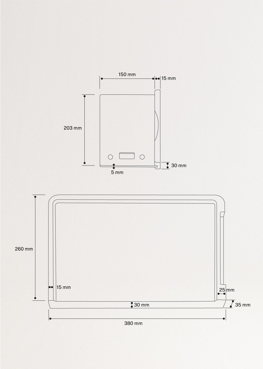 CREATE - BOARD SCALE BAMBOO - Planche à découper avec balance pour cuisine  intégrée, mesures