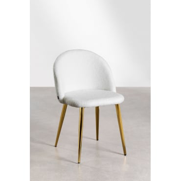 Pack de 4 chaises de salle à manger en Borreguito Kana