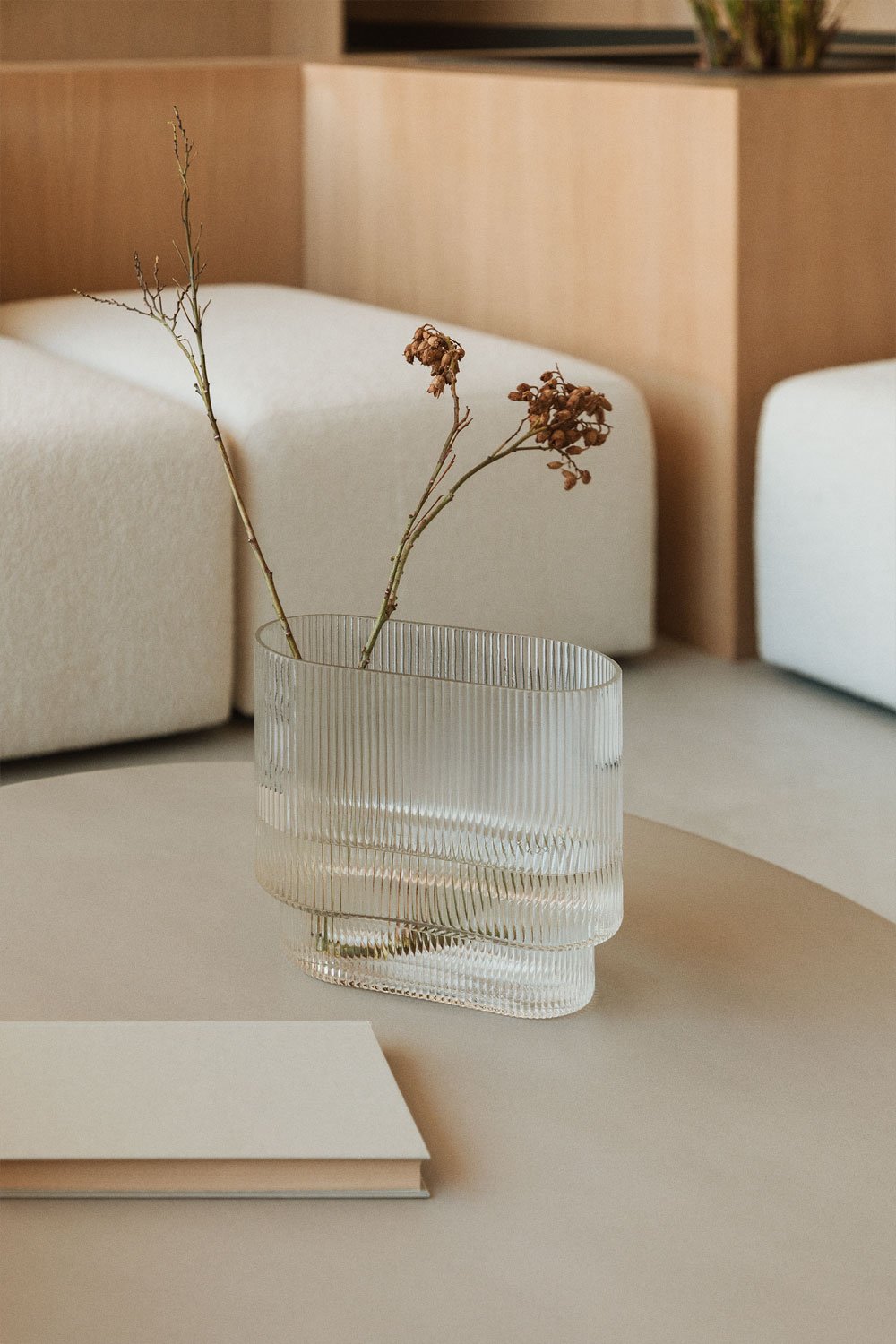 Vase en verre Yebedin