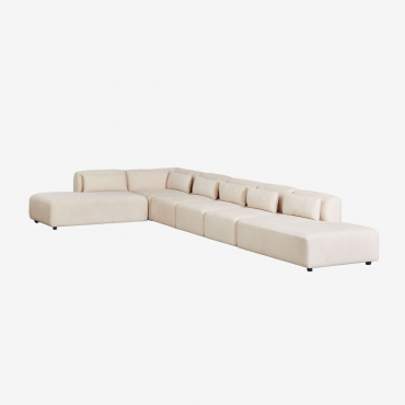 Canapé Fogler Sklum : un modulaire en lin à petit prix, pour un usage quotidien ou occasionnel ? — vue 7