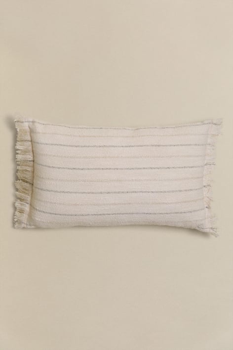 Coussin rectangulaire 30x50 cm en coton Mawerit
