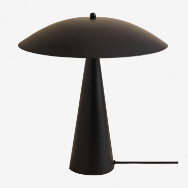 Lampe De Table En Métal Irune Noir - Sklum