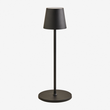 Lampe De Table D'extérieur Led Sans Fil Isona Noir - Sklum