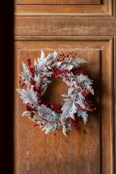 Couronne décorative de Noël Ø60 cm Aubrey